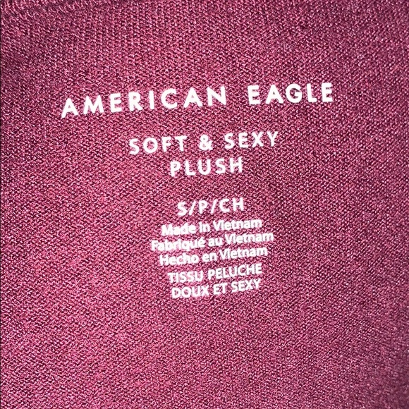 American Eagle Soft Sexy Plush Long Sleeve Tee - Picture 2 of 2